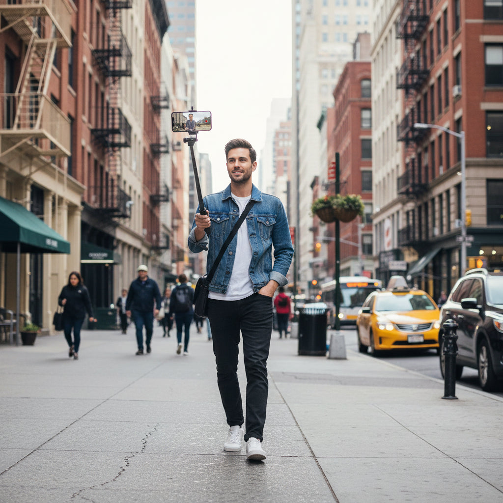 Trépied Selfie 3-en-1 Ultra Long – 1,75 m